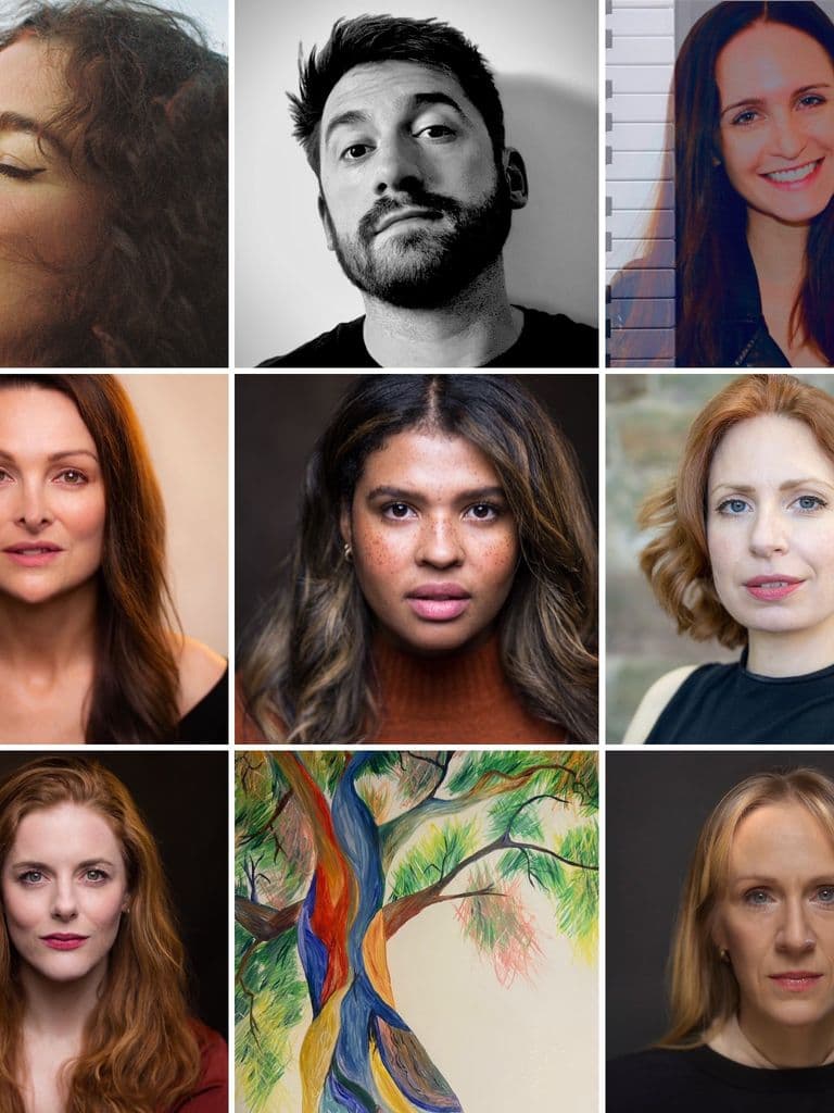Another image of the cast and creative for the show.